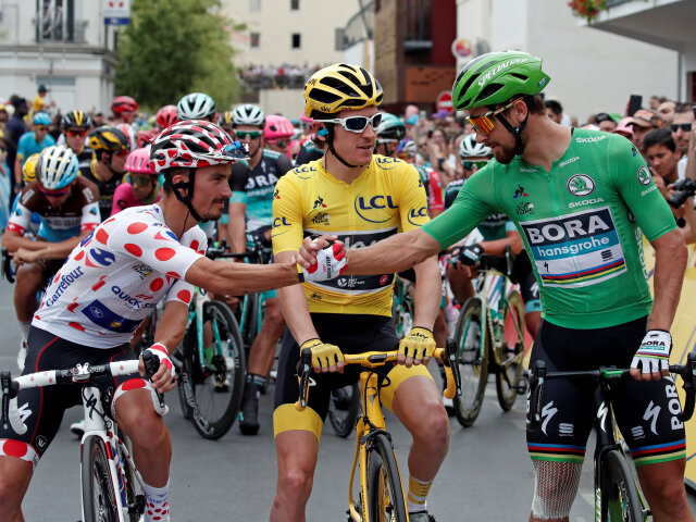 Peter Sagan, Julian Alaphilippe, Geraint Thomas
