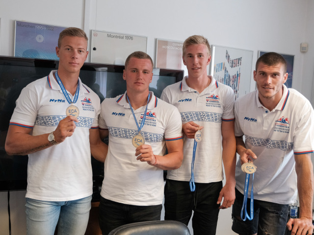 Csaba Zalka, Samuel Baláž, Tibor Linka, Milan Fraňa