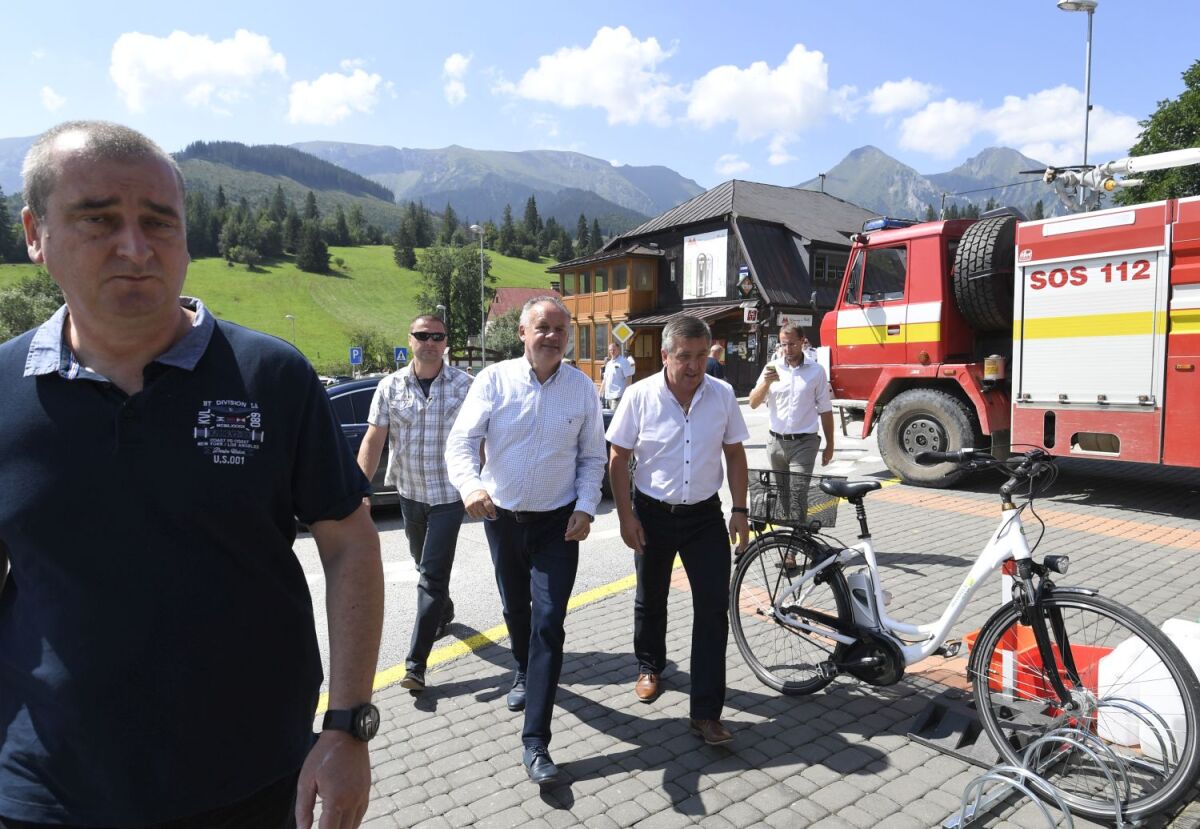SR Kiska Tatry obce návšteva povodne POX