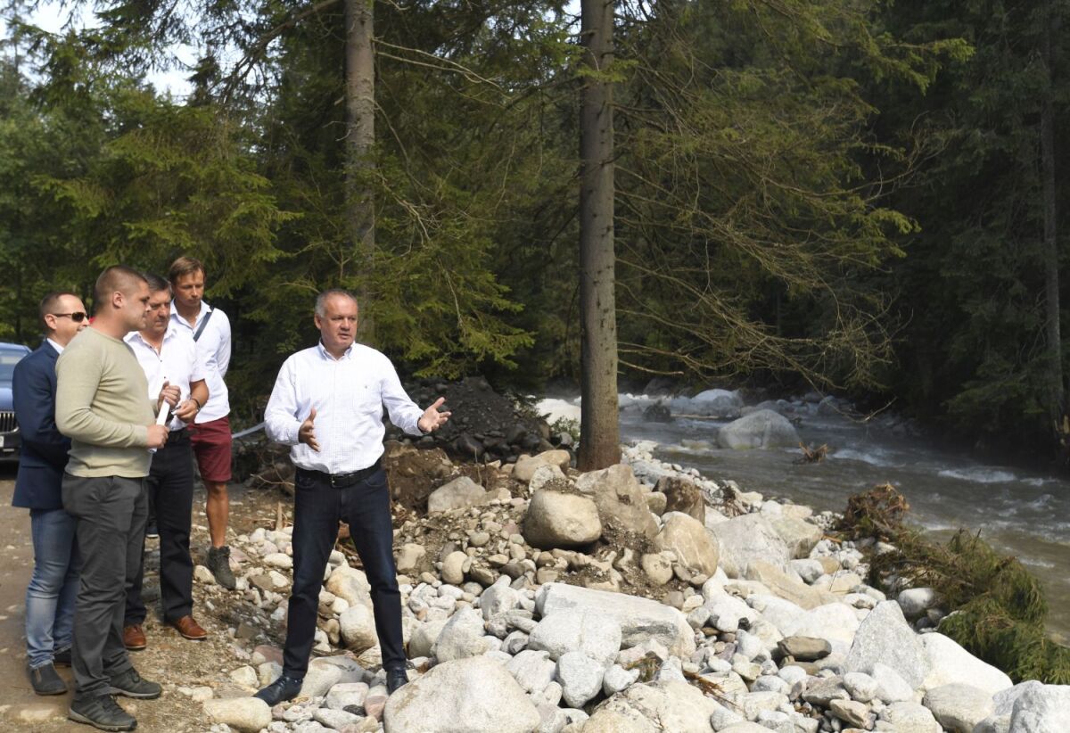 SR Kiska Tatry obce návšteva povodne POX