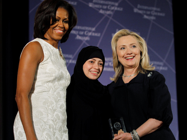 Samar Badávíová, Michelle Obama, Hillary Clinton,