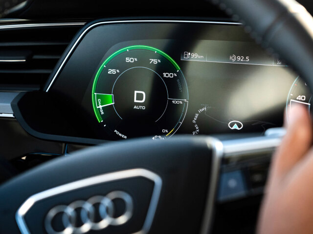 Audi e-tron - rekuperácia 2018