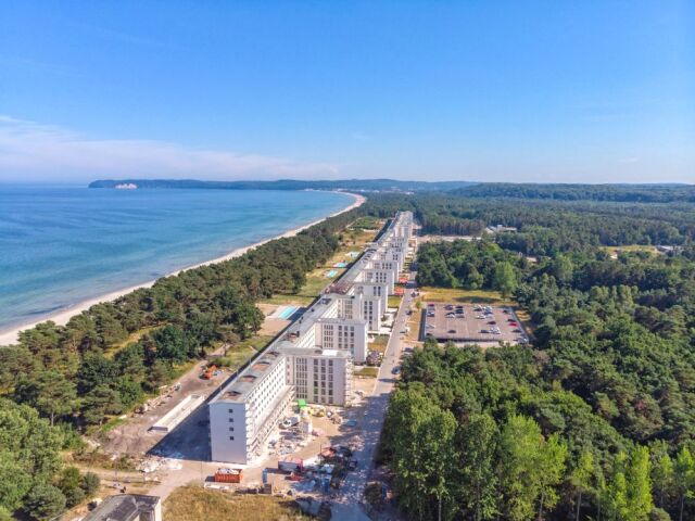 Prora, Baltské more, pláž, nacistická rekreácia