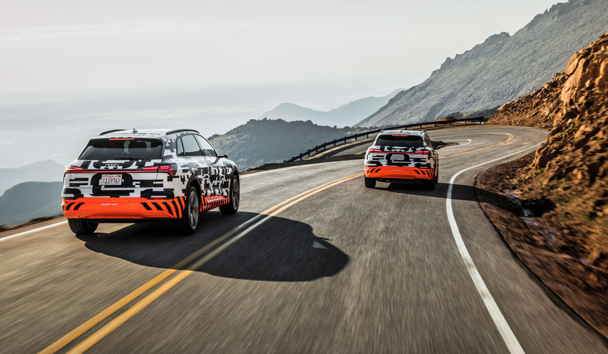 Audi e-tron - rekuperácia 2018