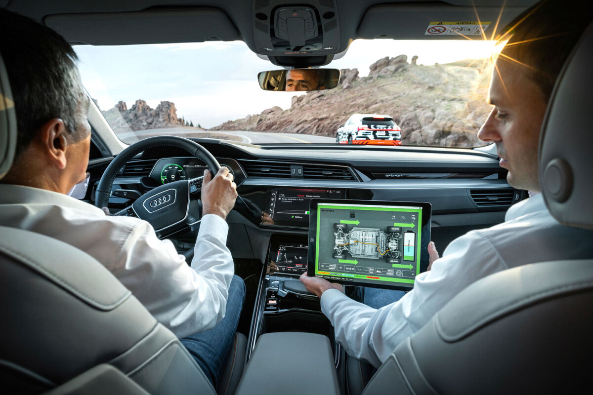 Audi e-tron - rekuperácia 2018