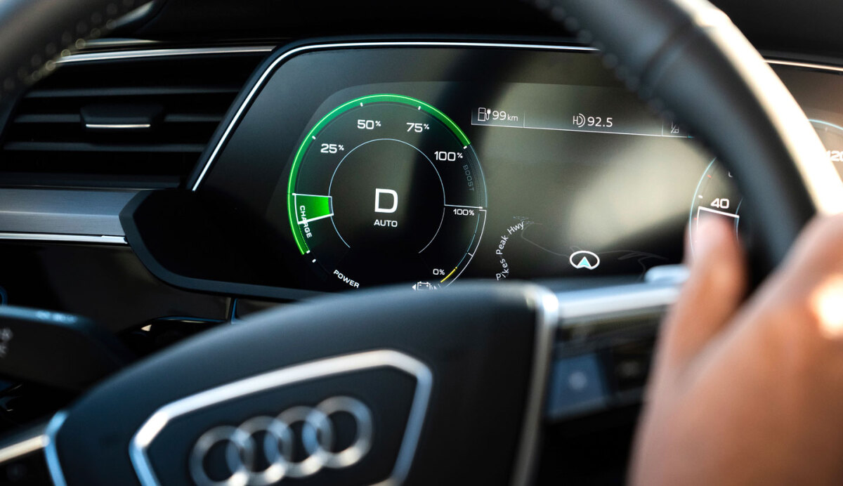 Audi e-tron - rekuperácia 2018