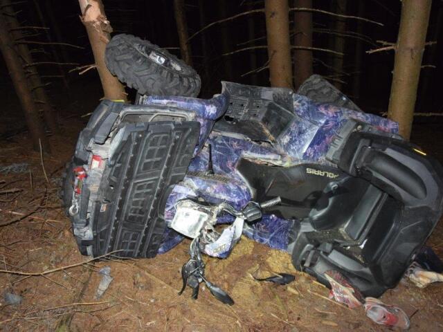 polícia smrť jazda štvorkolka muž vyšetrovanie