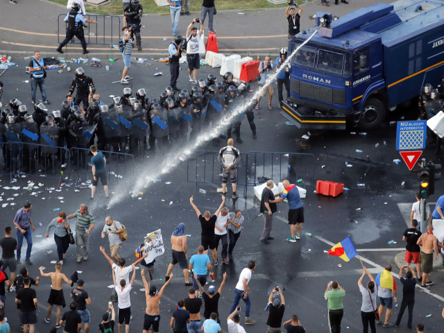 rumunsko, protest