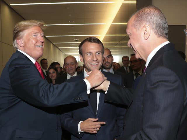 Trump, Macron, Erdogan