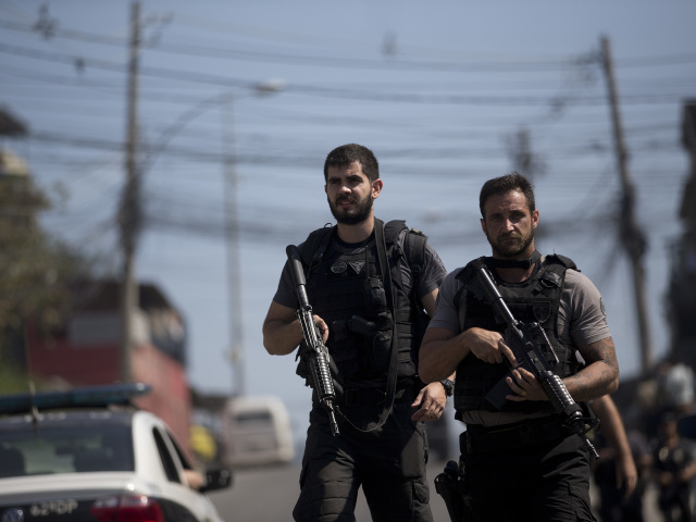 Brazília, vojak, polícia, policajt