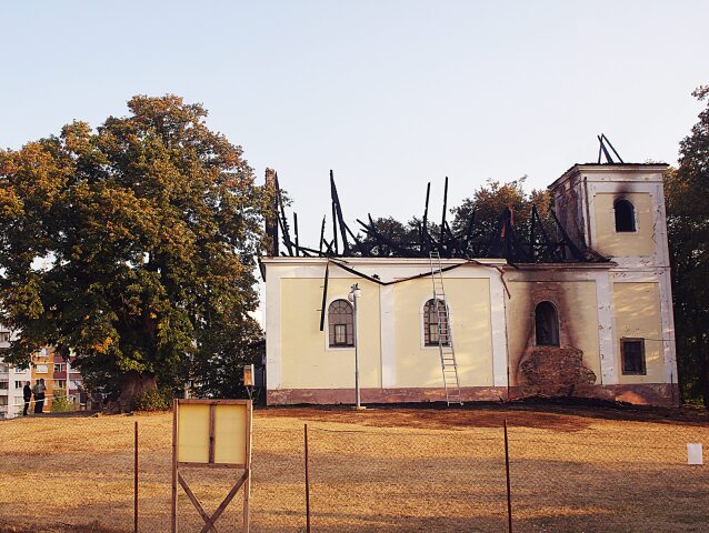 HaZZ požiar kaplnka sv.Helena P.Bystrica