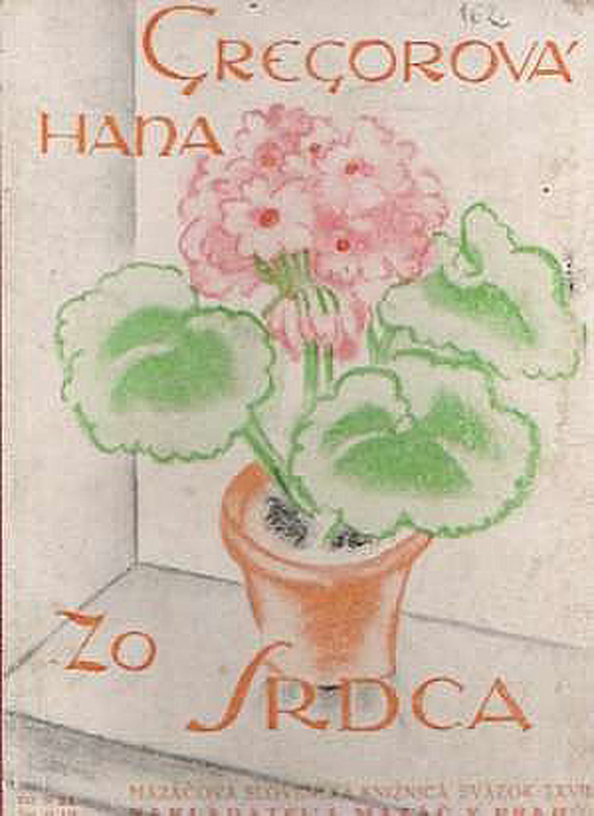 hana gregorová, zo srdca, 1930,