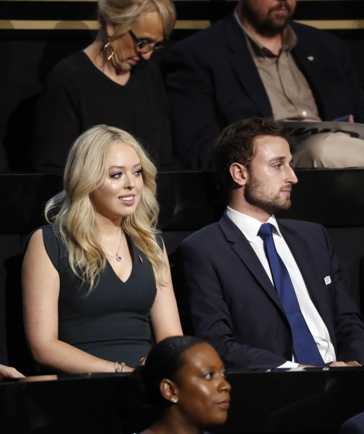 Tiffany Trump, dcéra amerického prezidenta Donalda Trumpa a jeho druhej manželky Marly Maplesovej. 