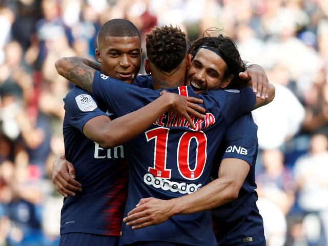 Edinson Cavani, Neymar, Kylian Mbappé