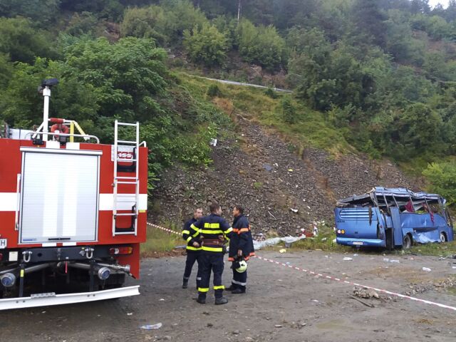 bulharsko, nehoda autobusu