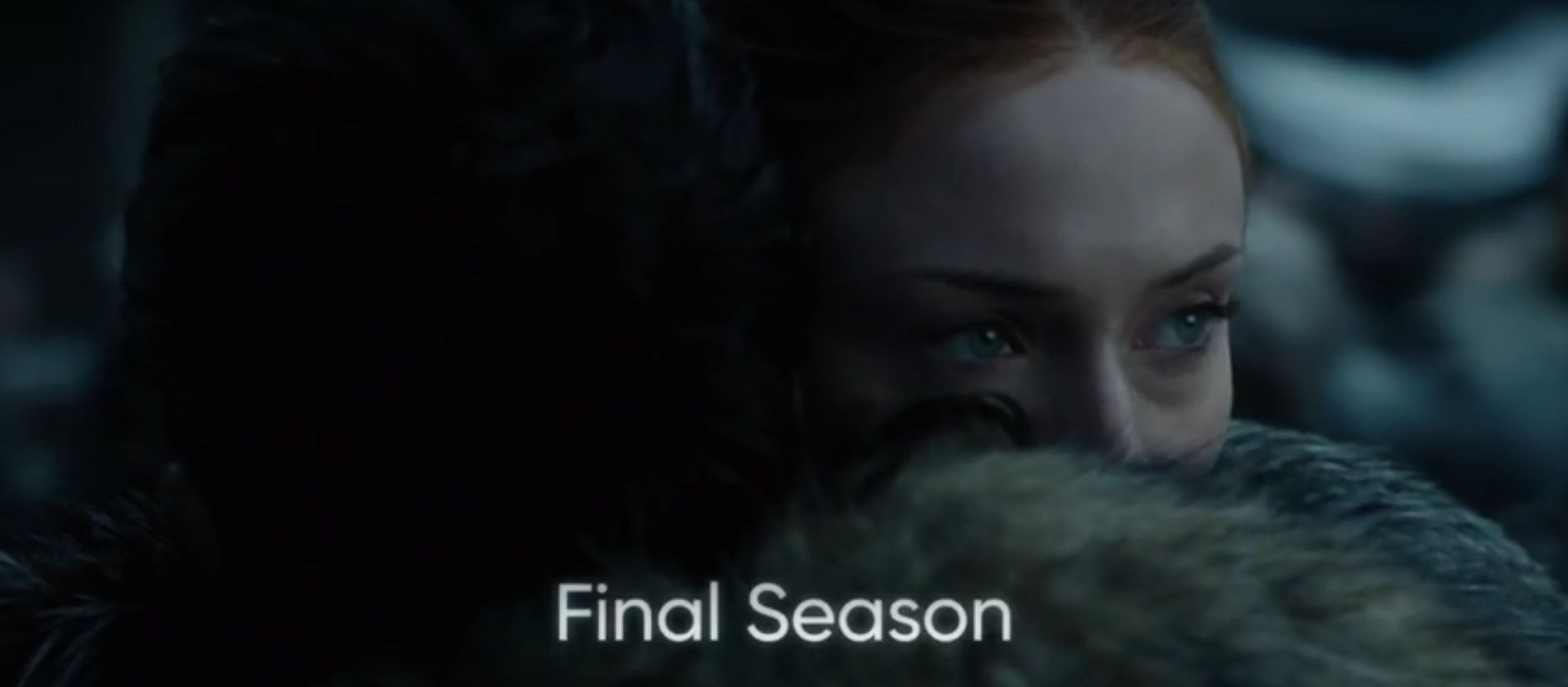 V prvom zábere je vidieť aj Sansa Stark (Sophie Turner).