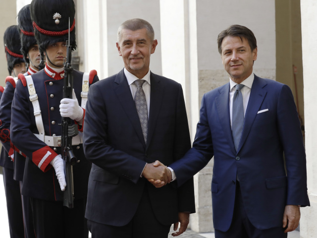 Giuseppe Conte, Andrej Babiš
