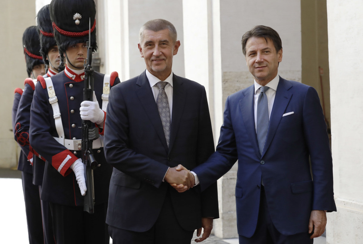 Giuseppe Conte, Andrej Babiš