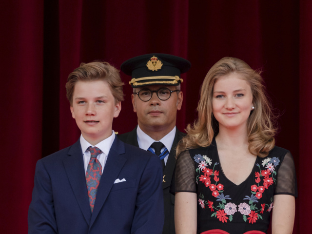 Belgický princ Gabriel a jeho sestra - korunná princezná Elisabeth 