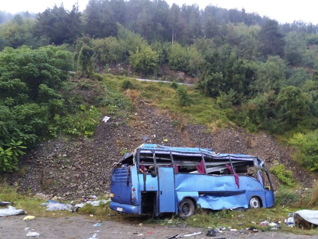 Bulharsko autobus nehoda 
