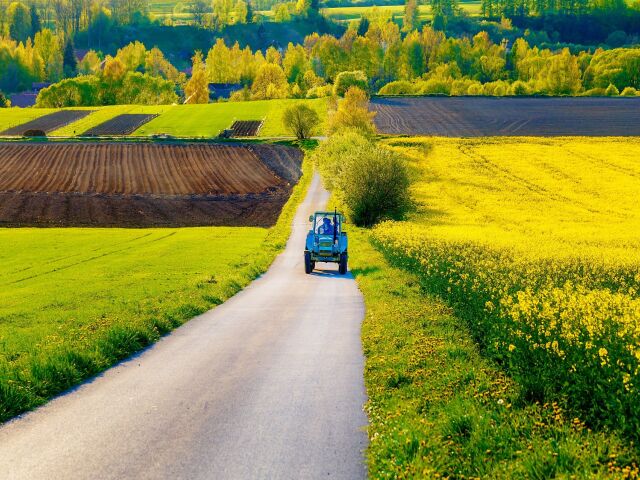 traktor, krajina