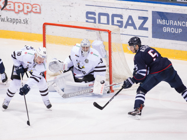 Slovan khl traktor hokej