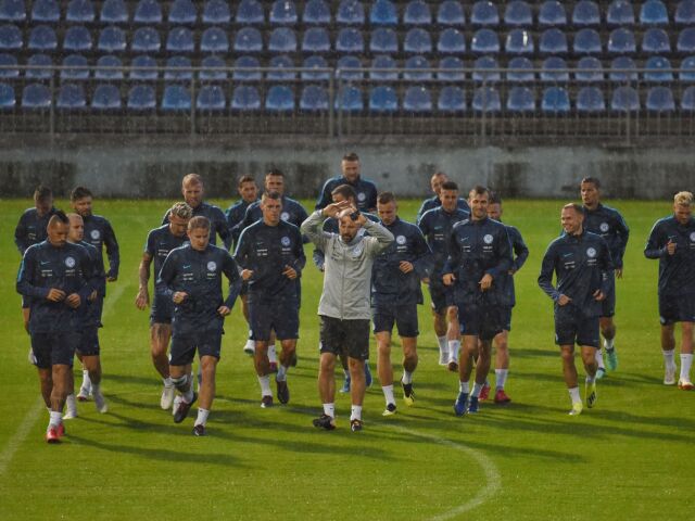 SR Senec Futbal Repre Príprava Dánsko Tréning BAX
