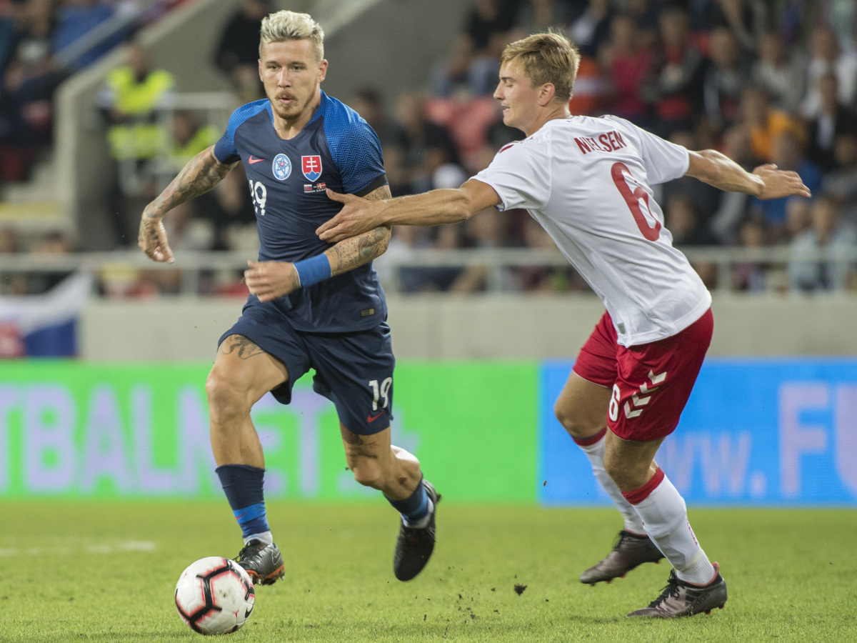 SR Futbal prípravný Slovensko Dánsko TTX