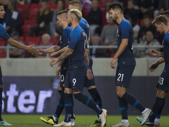 SR Futbal prípravný Slovensko Dánsko TTX