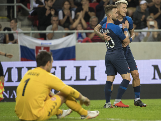 SR Futbal prípravný Slovensko Dánsko TTX