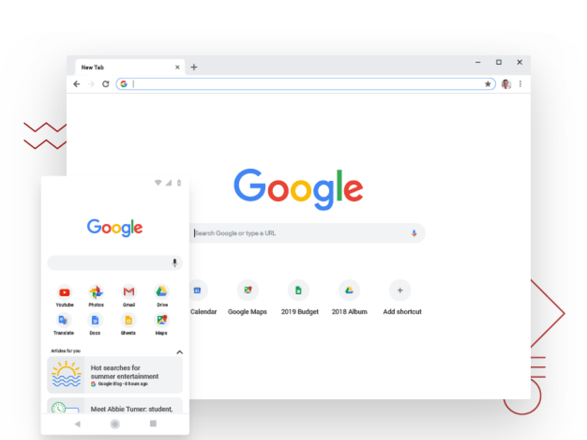 Google Chrome, prehliadač