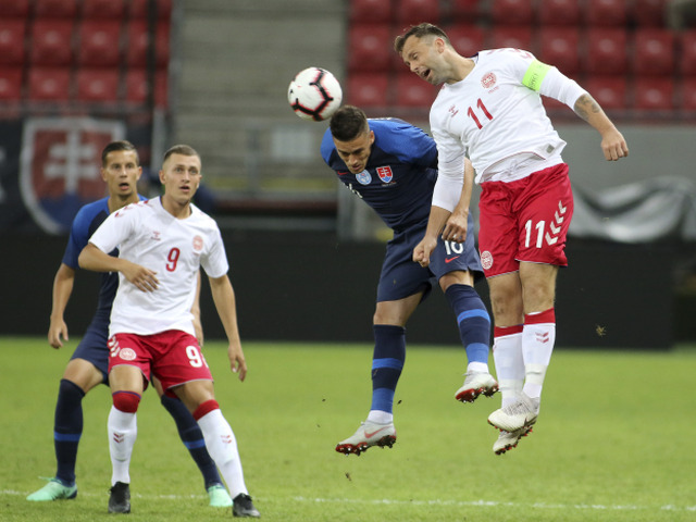 Slovakia Denmark Soccer Mazáň