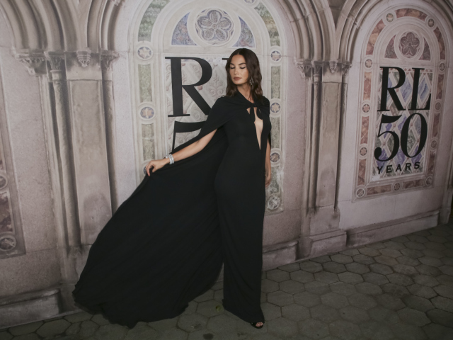 NYFW Spring/Summer 2019-Ralph Topmodelka Lily Aldridge.50th Anniversary Event