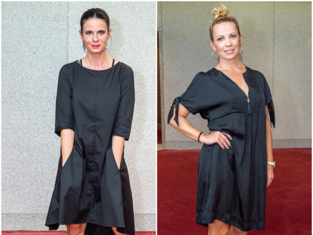 Herečky Zuzana Fialová (vľavo) a Diana Mórová. 
