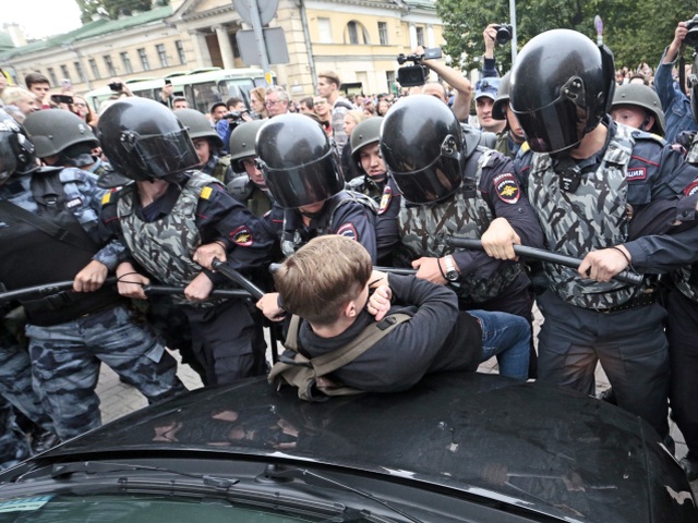 rusko, protest, petrohrad
