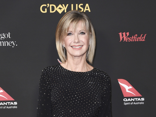 Herečka Olivia Newton-John na archívnom zábere.