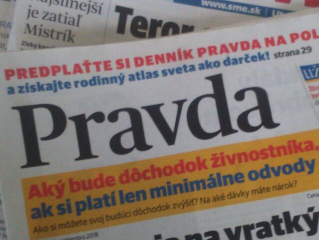 noviny, denníky, Pravda