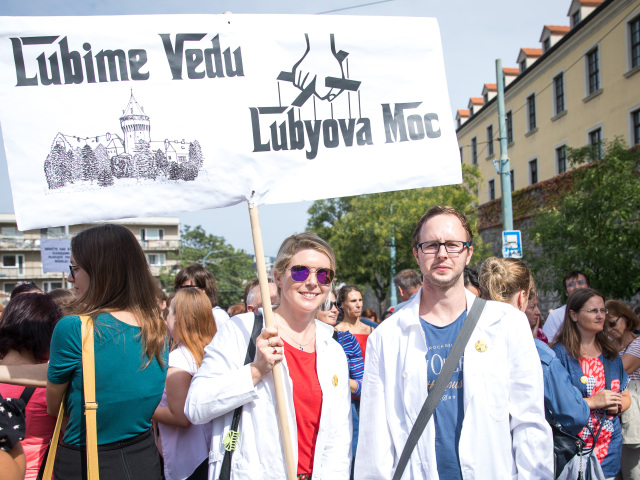PROTEST: Iniciatíva Veda chce žiť