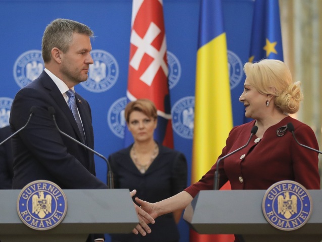 Rumunsko, slovensko, peter pellegrini, viorica dancila