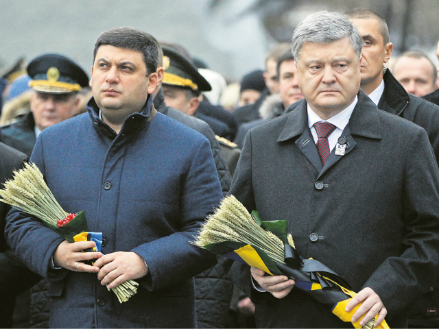 Petro Porošenko, Volodymyr Grojsman