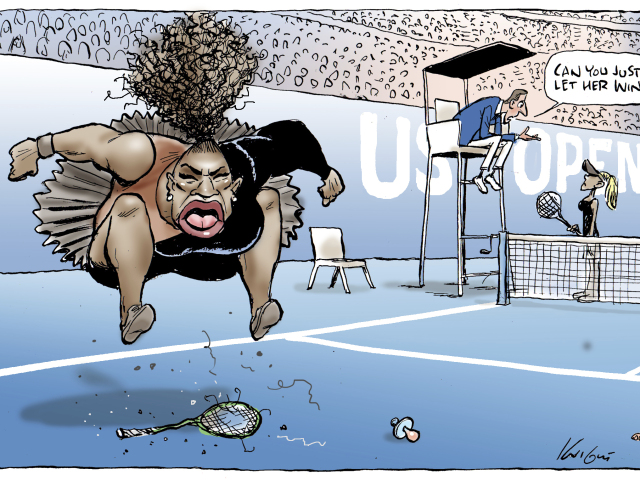 US Serena Showing Emotion tenis