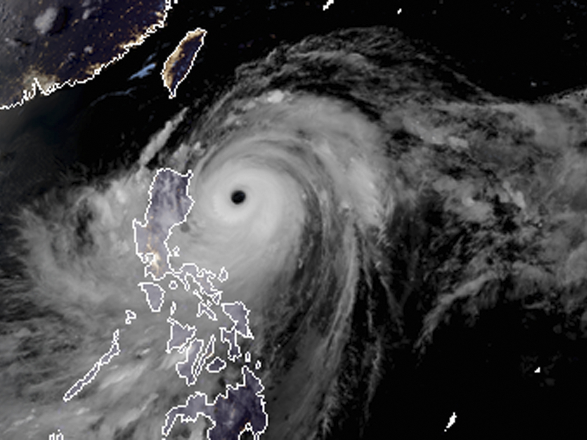 filipíny ázia tajfún Mangkhut