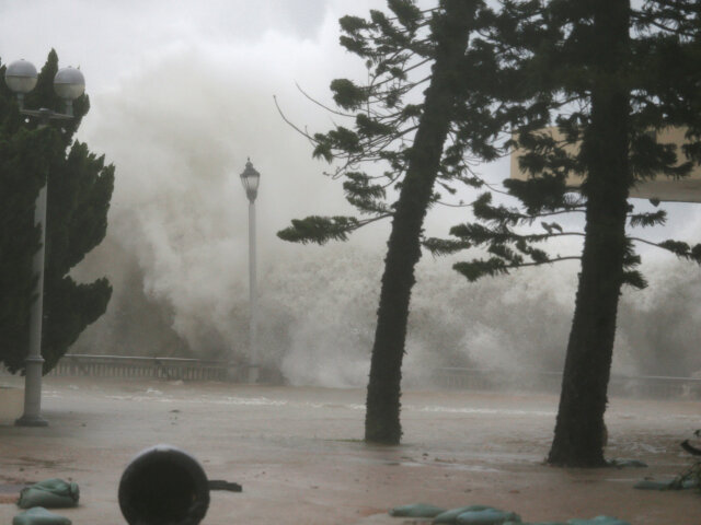 čína tajfún mangkhut