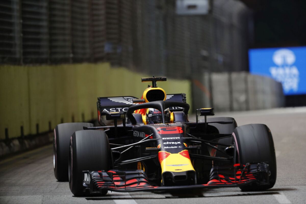 Singapore F1 GP Auto Racing