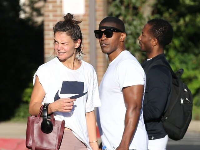 Dvojica Katie Holmes a Jamie Foxx spoločne na návšteve Atlanty.