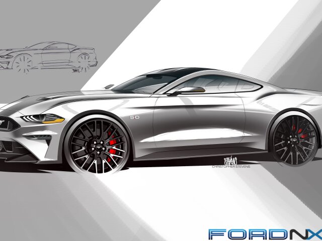 Ford Mustang - skica 2021
