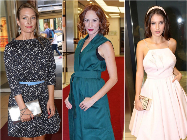 Zľava: Anna Polívková, Táňa Pauhofová a Sara Sandeva.