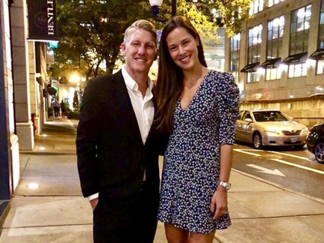 Ana Ivanovičová a Bastian Schweinsteiger