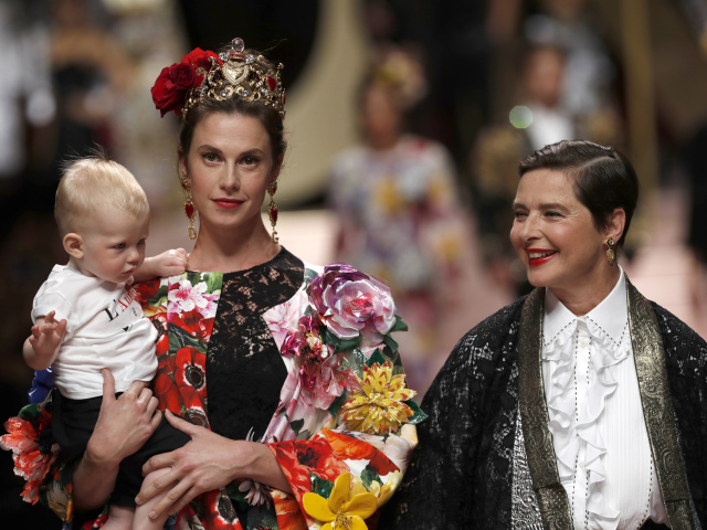 Elettra Rossellini Wiedemann (vľavo) s mamou Isabellou Rossellini
