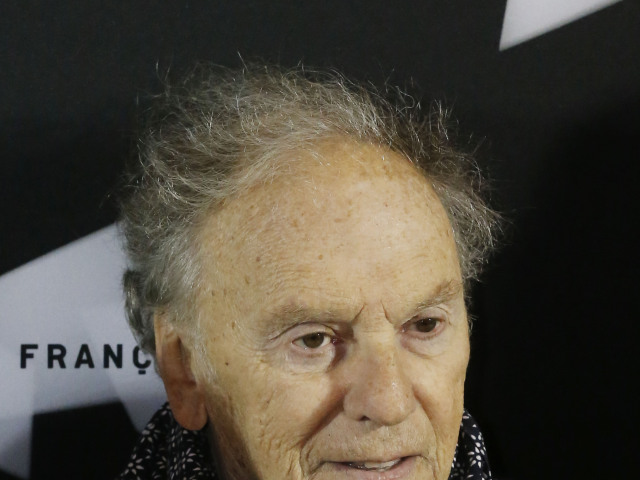 Francúzsky herec Jean-Louis Trintignant na zábere z roku 2012.